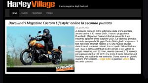 Harleyvillage.it 22 aprile 2021